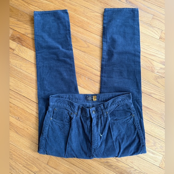 J. Crew Other - J. Crew 484 Slim Fit Corduroy Men's Jeans/Pants ~ Blue ~ 100% Cotton 32 x 32